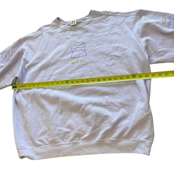 Hololive‎ x OMOCAT Ina'nis Wah! Sweater Crewneck Sweatshirt Size: XXL |G1 - Picture 4 of 7